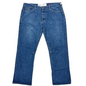 AKOO Loose Straight Jeans Sz 40" Dark Y2K/90s Vibe Hip-Hop Retro Streetwear